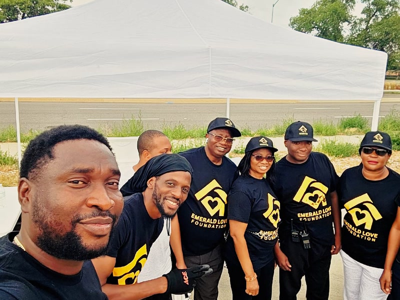 Team selfie during the August 2026 community outreach