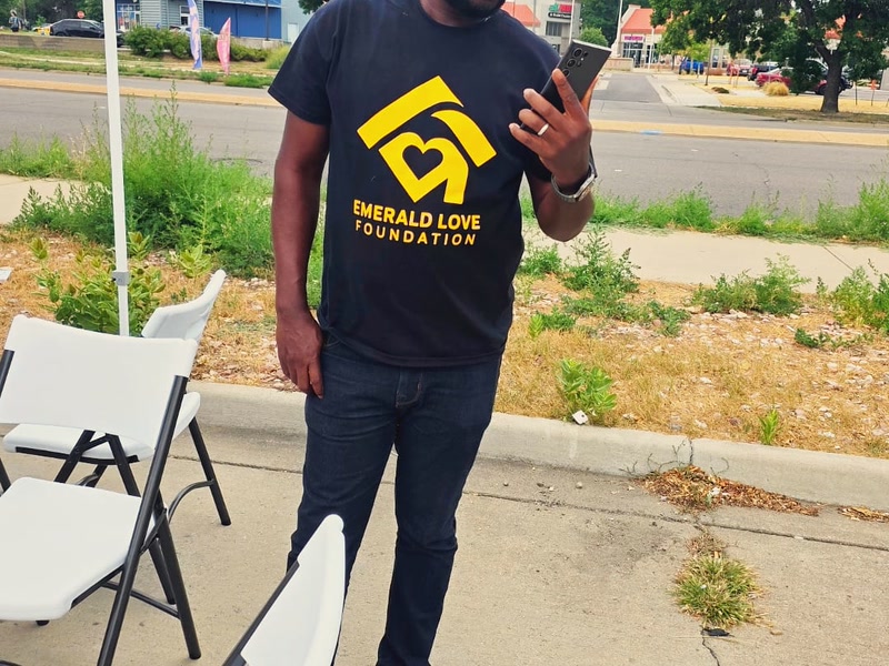 A team member coordinating outreach activities